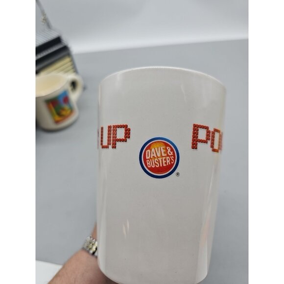 Dave & Busters Power Up  Mug Gamer Mug Controller Novelty Ceramic Coffee Tea - Picture 7 of 7